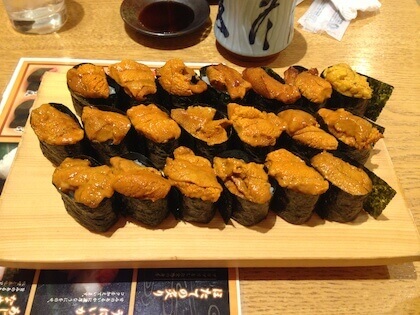 スーパーうに軍艦タイム