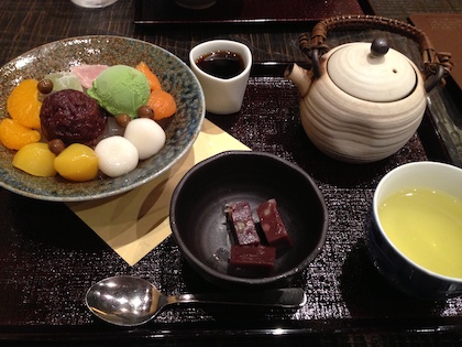 あんみつと羊羹