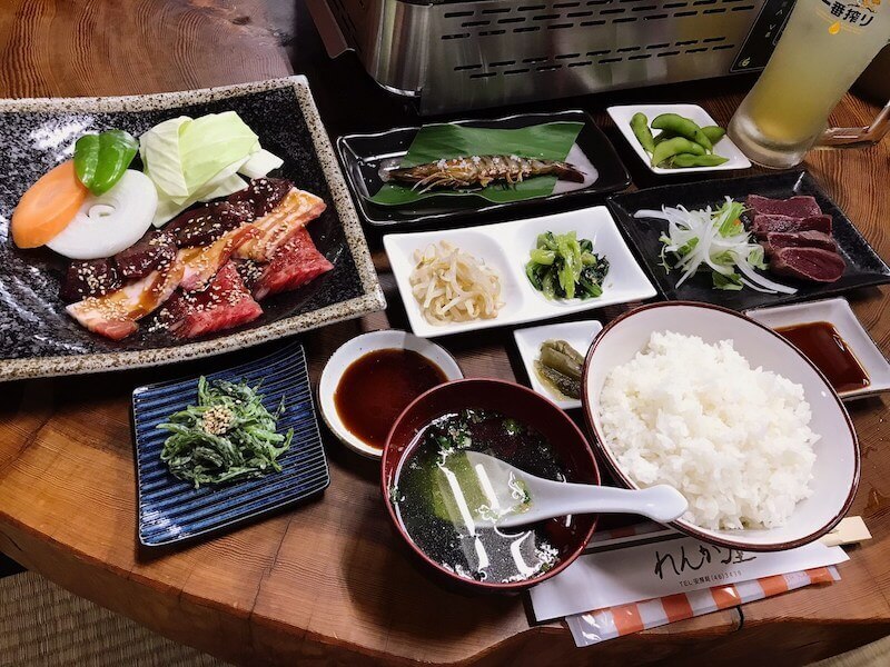 鹿のフルコース