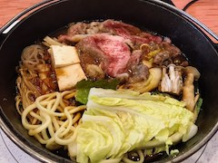 宮古牛のすき焼き